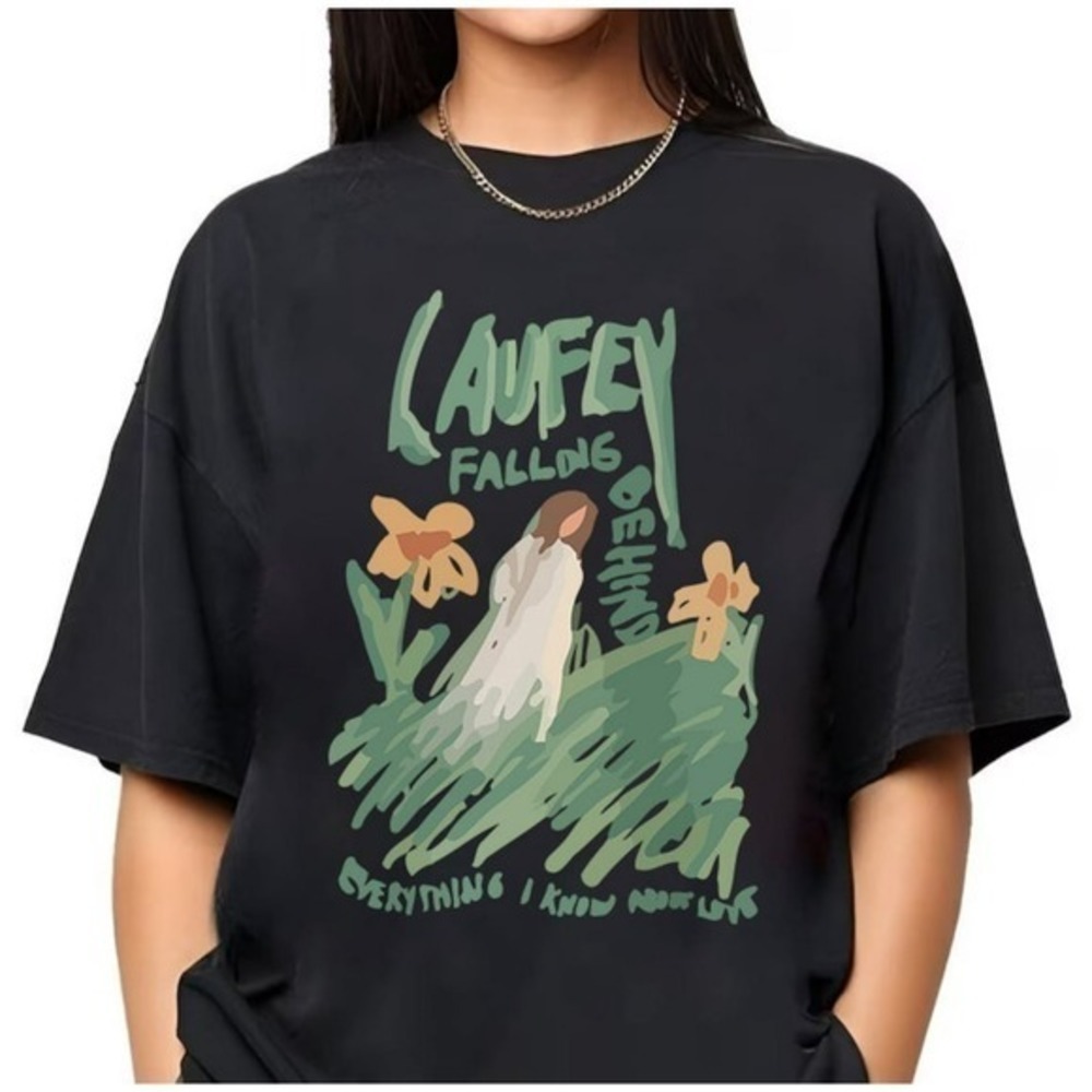 Laufey Bewitched Jazz Pop Aesthetic Album Fan T-Shirt